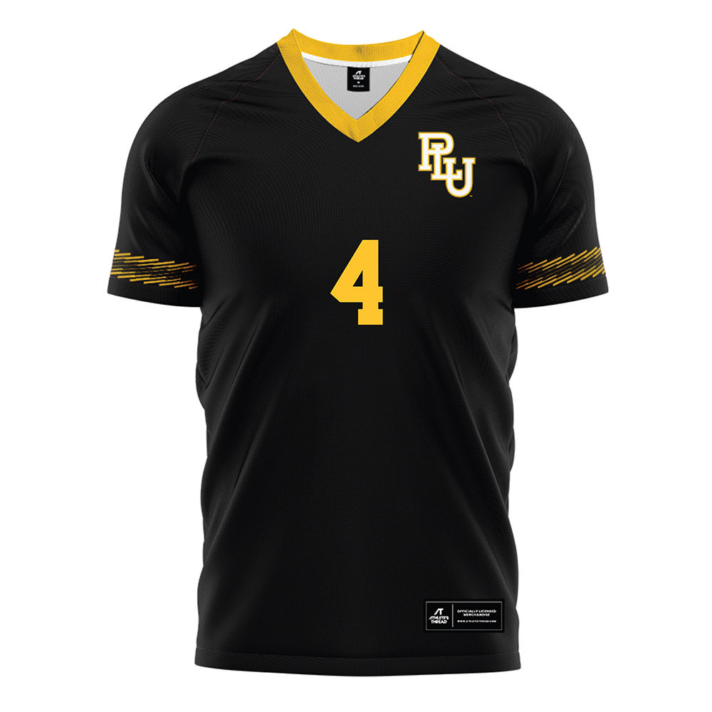 PLU - NCAA Men's Soccer : Ryan Vu - Black Soccer Jersey-0