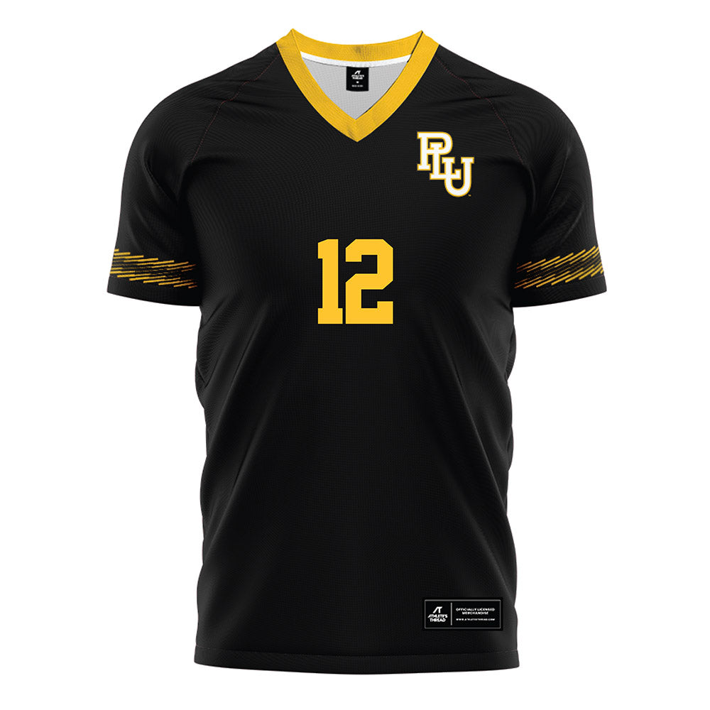 PLU - NCAA Men's Soccer : Noah Arcas - Black Soccer Jersey-0