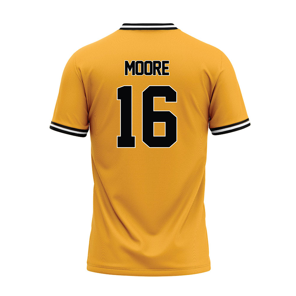 PLU - NCAA Baseball : Ryan Moore - Gold Jersey-1