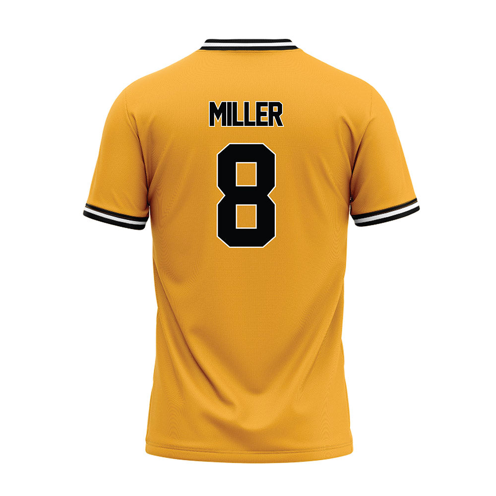PLU - NCAA Baseball : Cole Miller - Gold Jersey-1