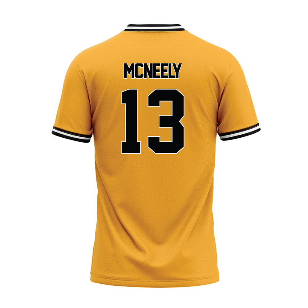 PLU - NCAA Baseball : Kaleb McNeely - Gold Jersey-1