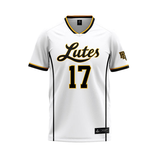 PLU - NCAA Softball : Arianna Franco - White Baseball Jersey-0