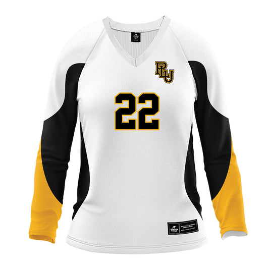 PLU - NCAA Women's Volleyball : Kalena Mariani - White Volleyball Jersey-0