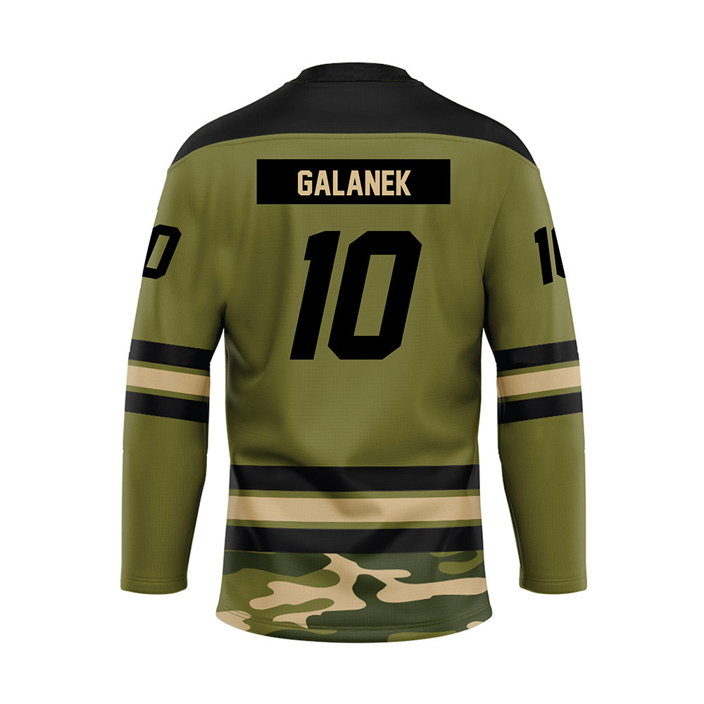 UMass - NCAA Men's Ice Hockey : Jack Galanek - Camo Hockey Jersey-1