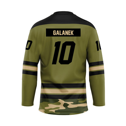 UMass - NCAA Men's Ice Hockey : Jack Galanek - Camo Hockey Jersey-1