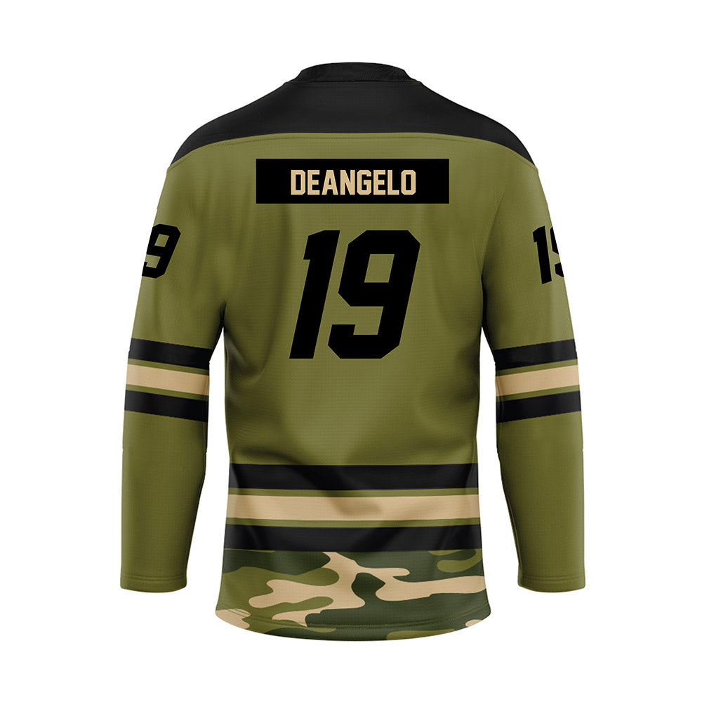 UMass - NCAA Men's Ice Hockey : Mikey DeAngelo - Camo Hockey Jersey-1