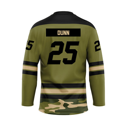 UMass - NCAA Men's Ice Hockey : Cam Dunn - Camo Hockey Jersey-1