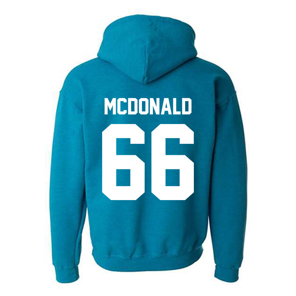 Coastal Carolina - NCAA Football : Kain McDonald - Classic Fashion Shersey Hooded Sweatshirt-1