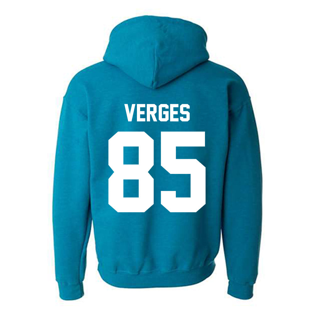 Coastal Carolina - NCAA Football : Ben Verges - Classic Fashion Shersey Hooded Sweatshirt-1