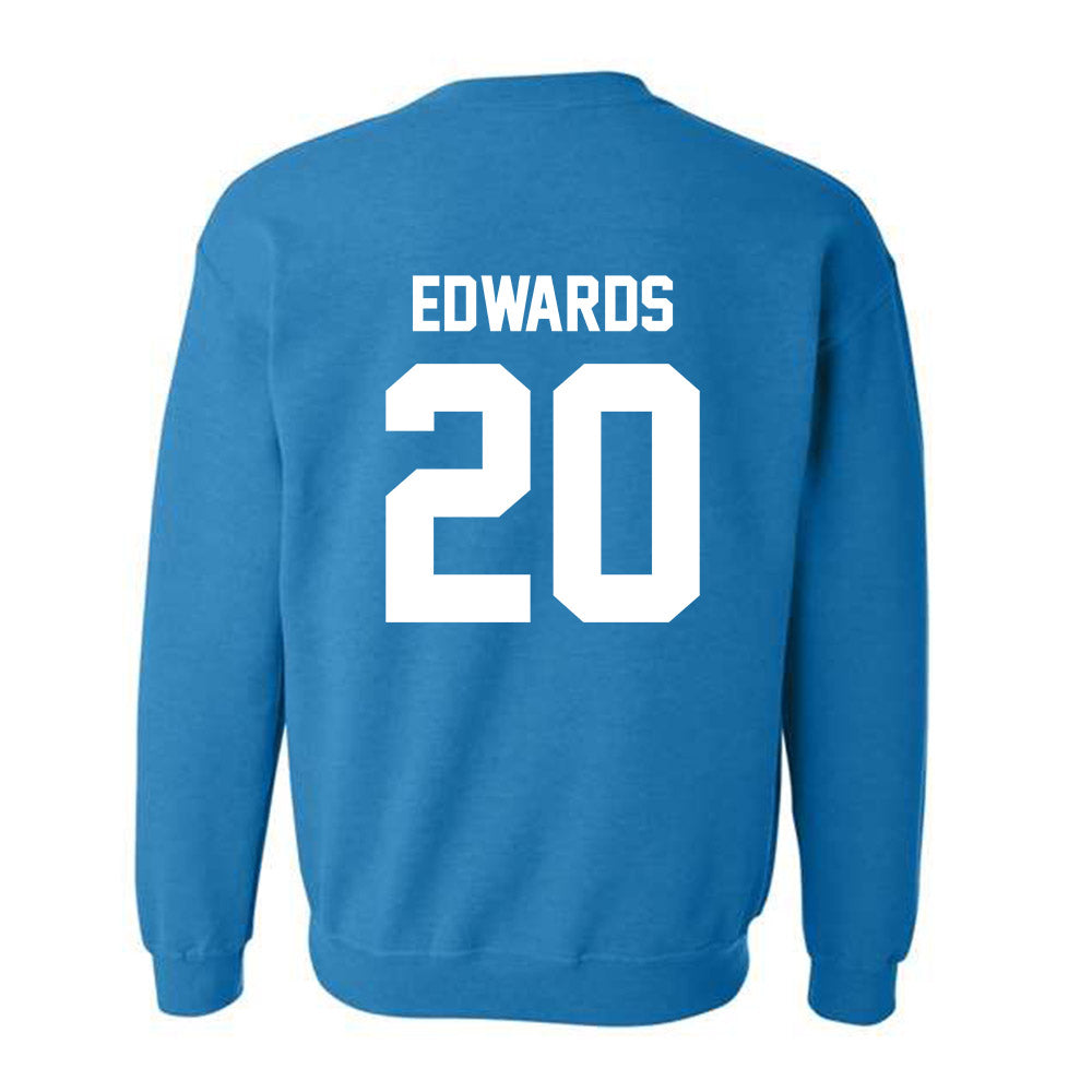 Coastal Carolina - NCAA Football : Jevon Edwards - Classic Fashion Shersey Crewneck Sweatshirt-1