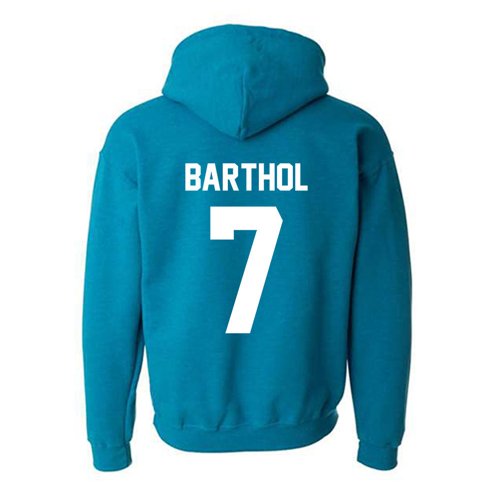 Coastal Carolina - NCAA Baseball : Blake Barthol - Classic Fashion Shersey Hooded Sweatshirt-1