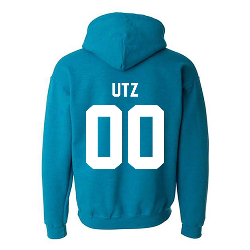 Coastal Carolina - NCAA Women's Soccer : Addie Utz - Classic Fashion Shersey Hooded Sweatshirt-1