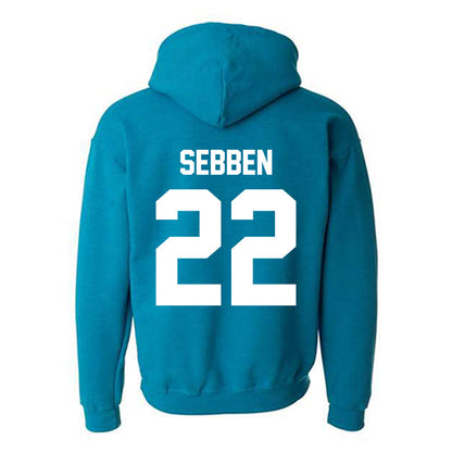 Coastal Carolina - NCAA Women's Lacrosse : Ava Sebben - Classic Fashion Shersey Hooded Sweatshirt-1