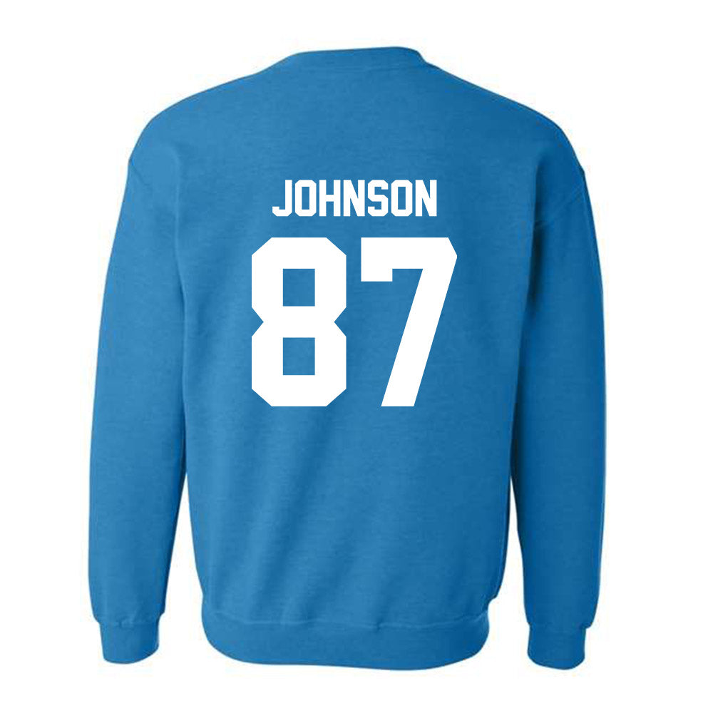 Coastal Carolina - NCAA Football : Jayden Johnson - Classic Fashion Shersey Crewneck Sweatshirt-1