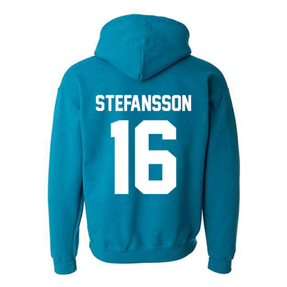 Coastal Carolina - NCAA Men's Soccer : Gudjon Stefansson - Classic Fashion Shersey Hooded Sweatshirt-1
