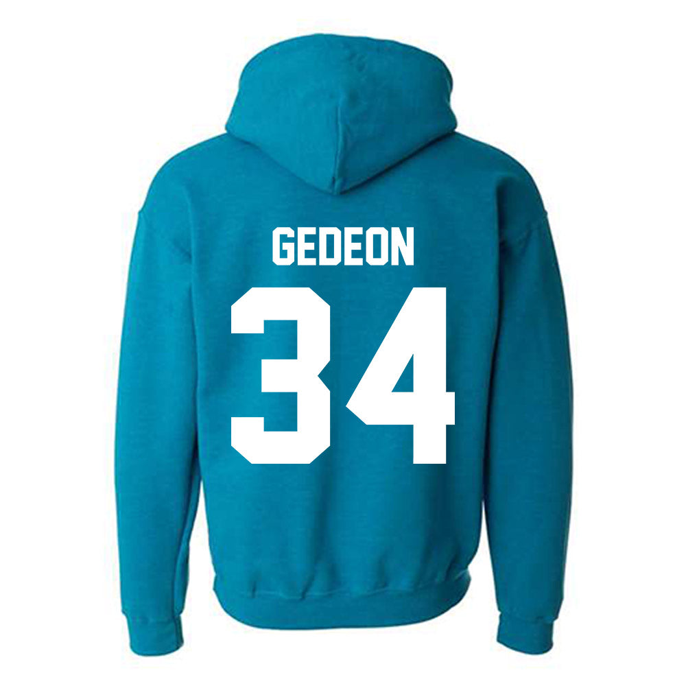 Coastal Carolina - NCAA Football : Wyatt Gedeon - Classic Fashion Shersey Hooded Sweatshirt-1