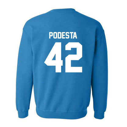 Coastal Carolina - NCAA Football : Roland Podesta - Classic Fashion Shersey Crewneck Sweatshirt-1