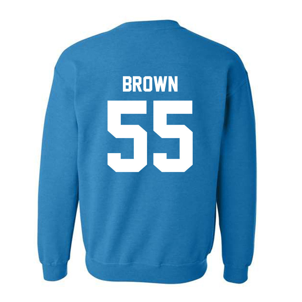 Coastal Carolina - NCAA Football : Tray Brown - Classic Fashion Shersey Crewneck Sweatshirt-1