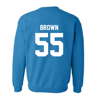 Coastal Carolina - NCAA Football : Tray Brown - Classic Fashion Shersey Crewneck Sweatshirt-1