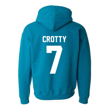 Coastal Carolina - NCAA Women's Soccer : Leah Crotty - Classic Fashion Shersey Hooded Sweatshirt-1