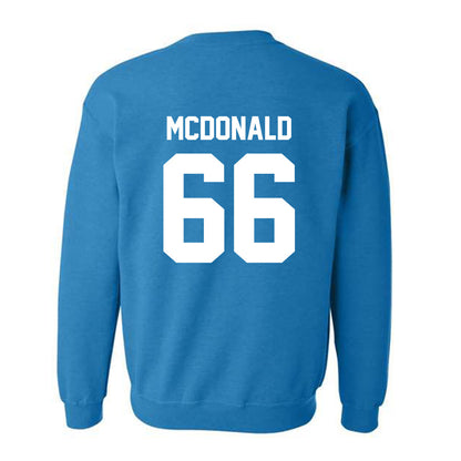 Coastal Carolina - NCAA Football : Kain McDonald - Classic Fashion Shersey Crewneck Sweatshirt-1