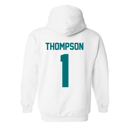Coastal Carolina - NCAA Men's Basketball : Tristan Thompson - Classic Fashion Shersey Hooded Sweatshirt-1