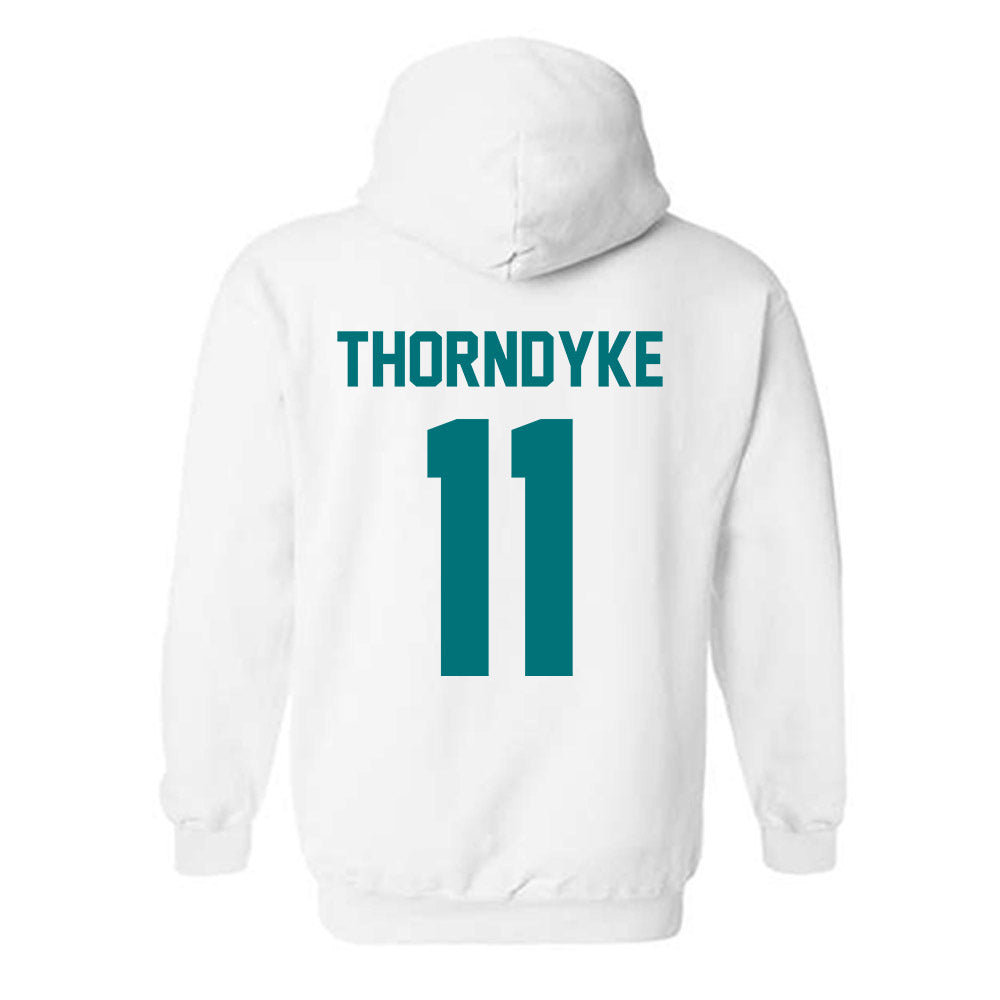 Coastal Carolina - NCAA Baseball : Colby Thorndyke - Classic Fashion Shersey Hooded Sweatshirt-1