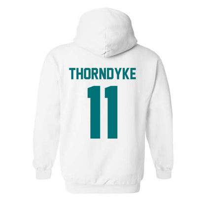 Coastal Carolina - NCAA Baseball : Colby Thorndyke - Classic Fashion Shersey Hooded Sweatshirt-1