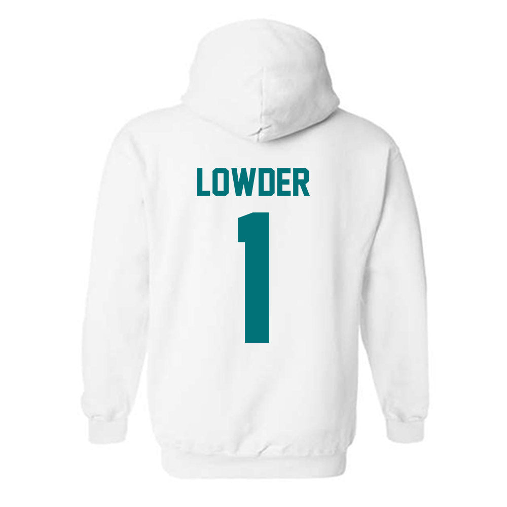 Coastal Carolina - NCAA Women's Basketball : Baylee Lowder - Classic Fashion Shersey Hooded Sweatshirt-1