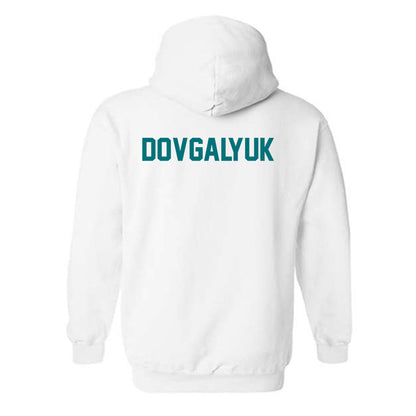 Coastal Carolina - NCAA Men's Track & Field : Calvin Dovgalyuk - Classic Fashion Shersey Hooded Sweatshirt-1