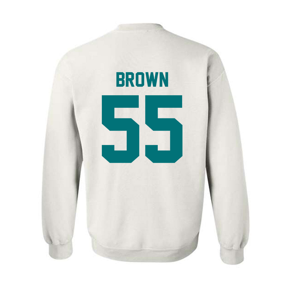 Coastal Carolina - NCAA Football : Tray Brown - Classic Fashion Shersey Crewneck Sweatshirt-1