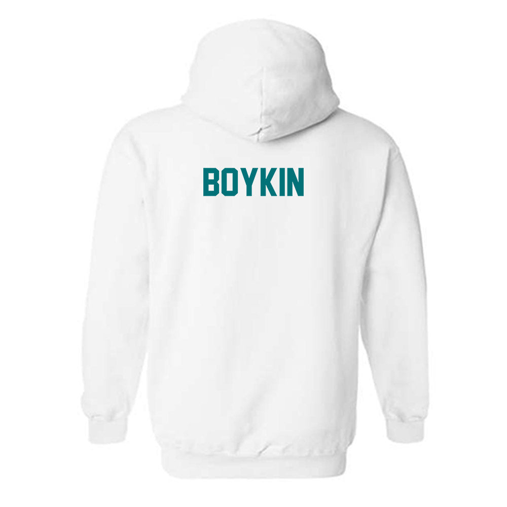 Coastal Carolina - NCAA Men's Track & Field : DeMarcus Boykin - Classic Fashion Shersey Hooded Sweatshirt-1