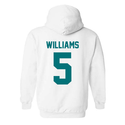 Coastal Carolina - NCAA Women's Basketball : Kristin Williams - Classic Fashion Shersey Hooded Sweatshirt-1
