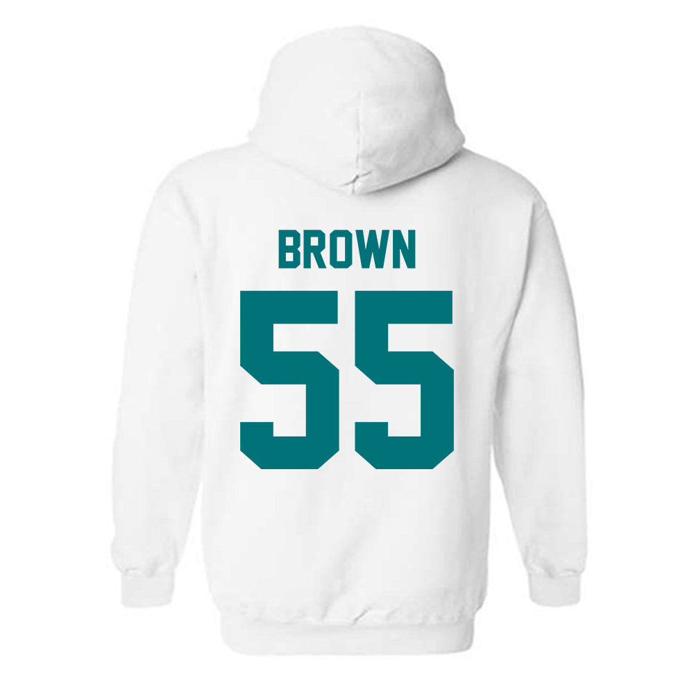 Coastal Carolina - NCAA Football : Tray Brown - Classic Fashion Shersey Hooded Sweatshirt-1