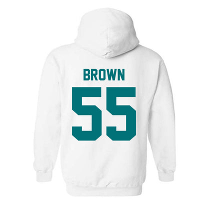 Coastal Carolina - NCAA Football : Tray Brown - Classic Fashion Shersey Hooded Sweatshirt-1