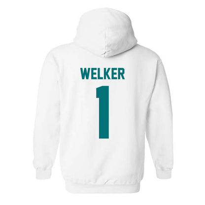 Coastal Carolina - NCAA Women's Volleyball : Hatteras Welker - Classic Fashion Shersey Hooded Sweatshirt-1
