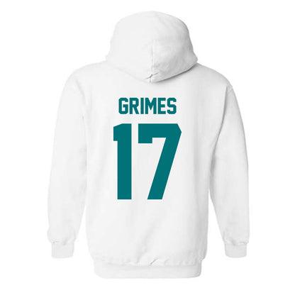 Coastal Carolina - NCAA Women's Basketball : Kinsea Grimes - Classic Fashion Shersey Hooded Sweatshirt-1