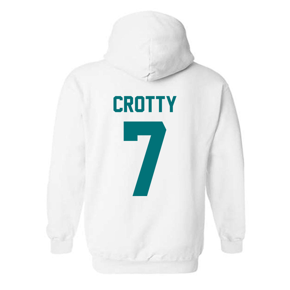 Coastal Carolina - NCAA Women's Soccer : Leah Crotty - Classic Fashion Shersey Hooded Sweatshirt-1