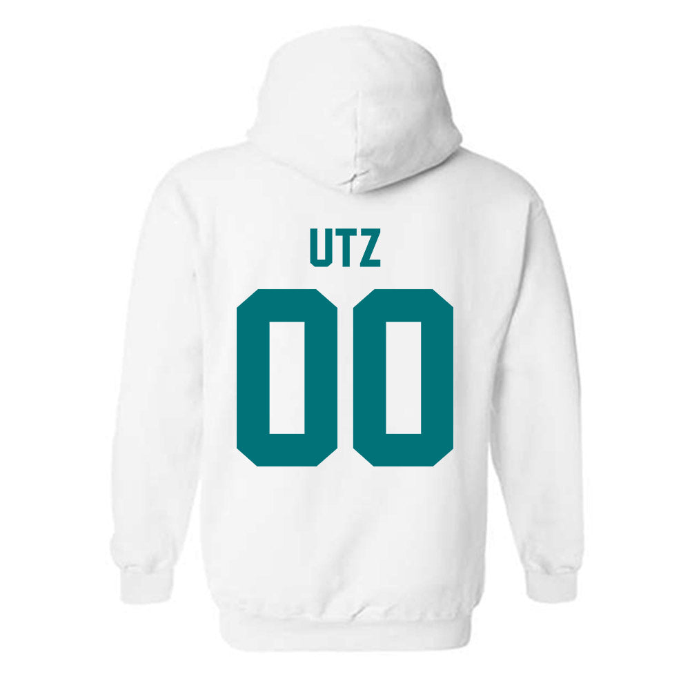 Coastal Carolina - NCAA Women's Soccer : Addie Utz - Classic Fashion Shersey Hooded Sweatshirt-1