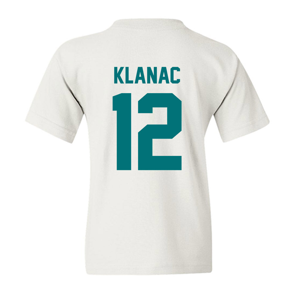Coastal Carolina - NCAA Women's Basketball : Olivia Klanac - Classic Fashion Shersey Youth T-Shirt-1