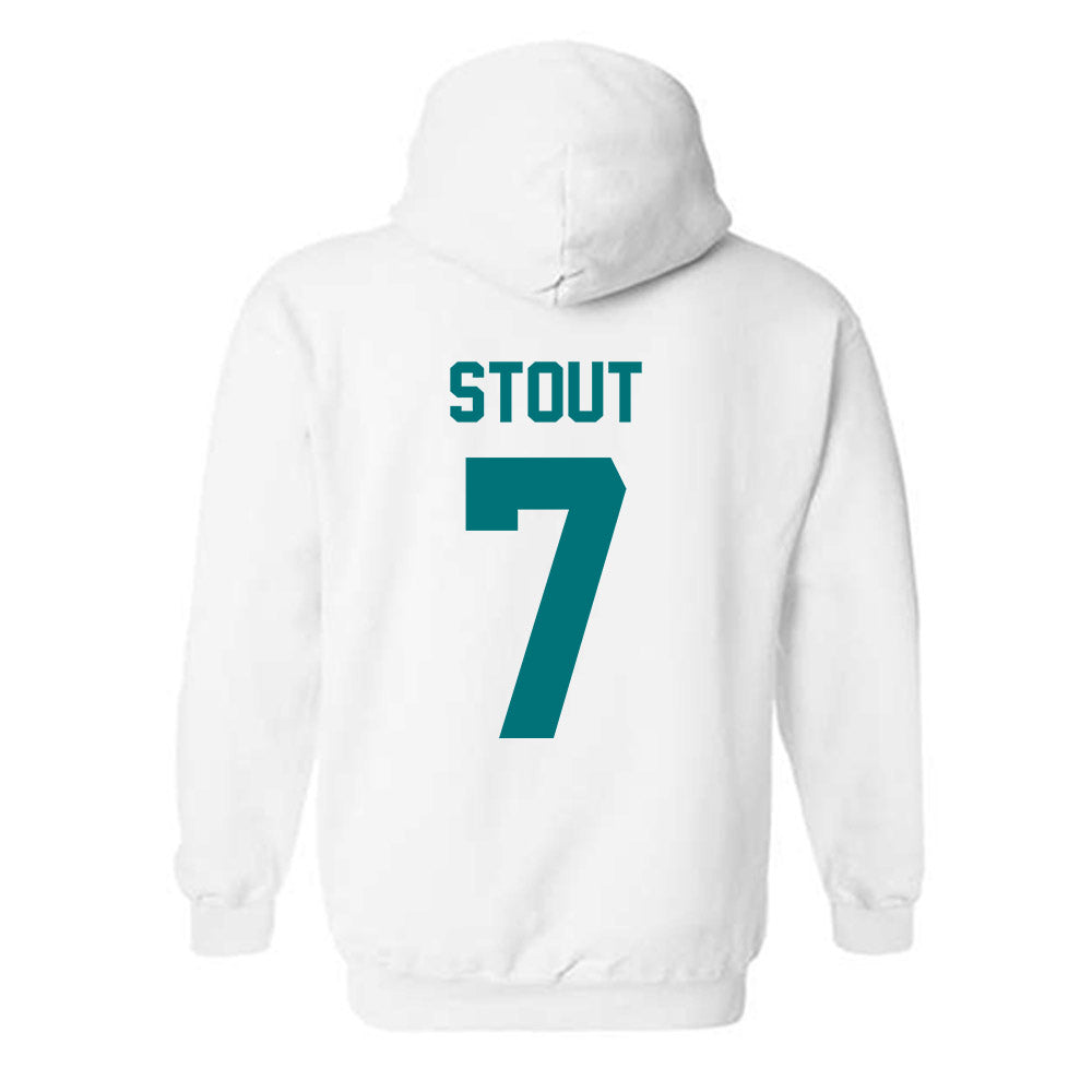 Coastal Carolina - NCAA Women's Volleyball : Jalyn Stout - Classic Fashion Shersey Hooded Sweatshirt-1