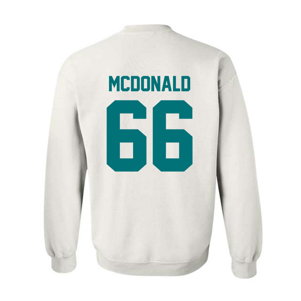 Coastal Carolina - NCAA Football : Kain McDonald - Classic Fashion Shersey Crewneck Sweatshirt-1