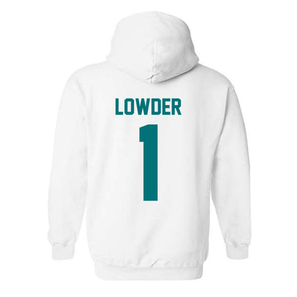 Coastal Carolina - NCAA Women's Basketball : Baylee Lowder - Classic Fashion Shersey Hooded Sweatshirt-1