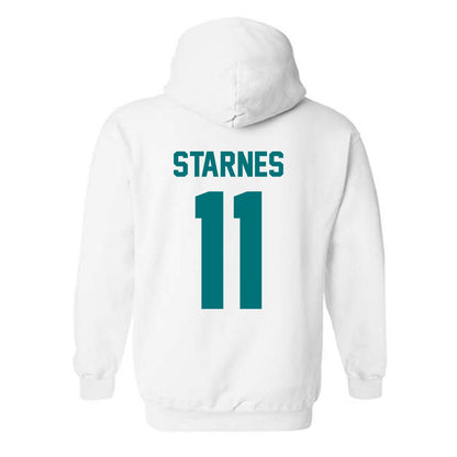 Coastal Carolina - NCAA Football : Braxton Starnes - Classic Fashion Shersey Hooded Sweatshirt-1