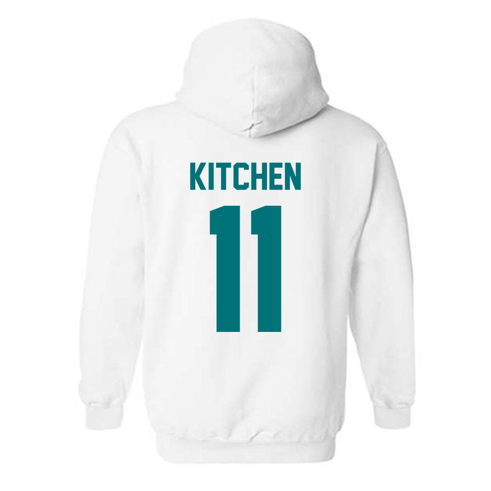 Coastal Carolina - NCAA Women's Basketball : Kamryn Kitchen - Classic Fashion Shersey Hooded Sweatshirt-1