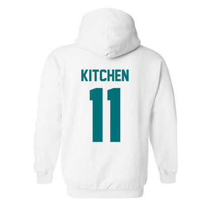 Coastal Carolina - NCAA Women's Basketball : Kamryn Kitchen - Classic Fashion Shersey Hooded Sweatshirt-1