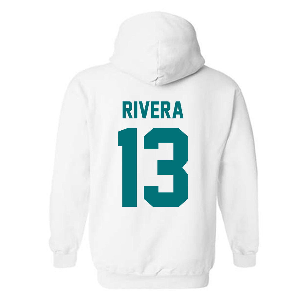 Coastal Carolina - NCAA Women's Volleyball : Julia Rivera - Classic Fashion Shersey Hooded Sweatshirt-1