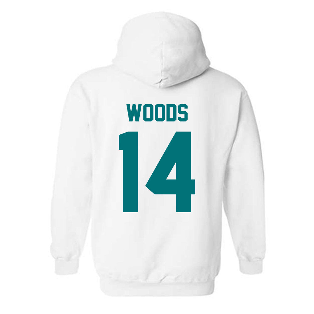 Coastal Carolina - NCAA Football : Myles Woods - Classic Fashion Shersey Hooded Sweatshirt-1