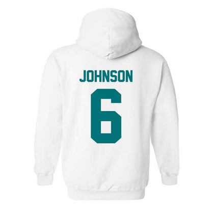 Coastal Carolina - NCAA Football : Krosse Johnson - Classic Fashion Shersey Hooded Sweatshirt-1