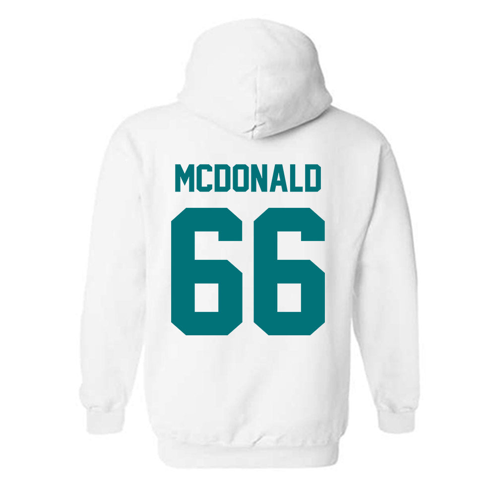 Coastal Carolina - NCAA Football : Kain McDonald - Classic Fashion Shersey Hooded Sweatshirt-1